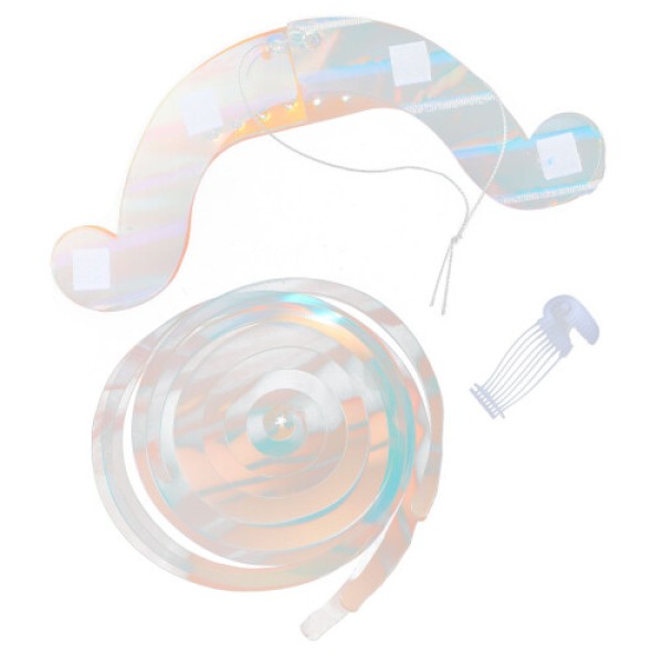 Iridescent Hanging Lantern, Honeycomb Jellyfish Theme